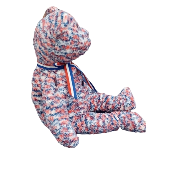 •2000 Ty Beanie Baby USA the Fourth of July Bear  Red ,White  and Blue Plush - Picture 3 of 9